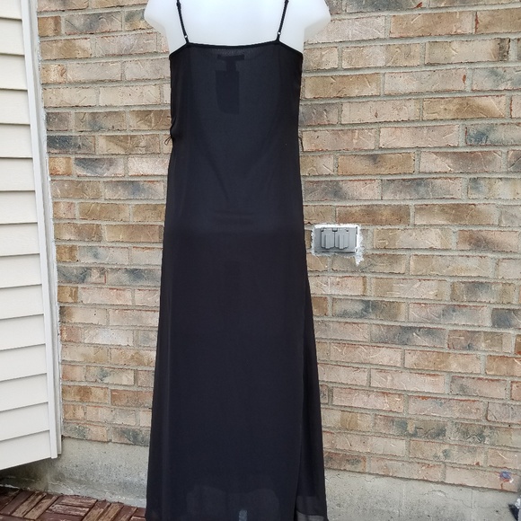 Black Slip Dress Sz S - Picture 3 of 3